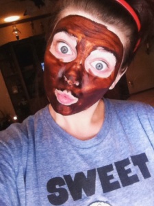 Scary Chocolate Face